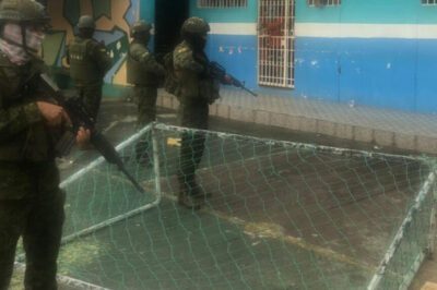 Fuerzas Armadas controlan motín en la cárcel de Quevedo.