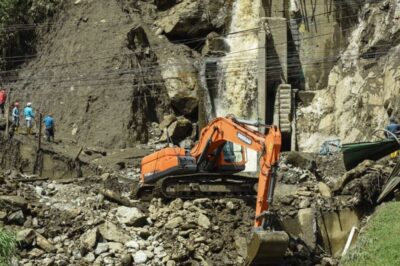 Este es el reporte de vías en el país debido a las fuertes lluvias