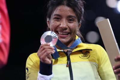 Lucía Yépez ganó medalla de plata en lucha libre en los Juegos Olímpicos