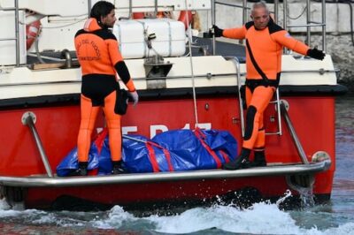 Hallan cinco cadáveres en yate hundido en Sicilia y buscan un desaparecido