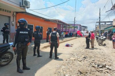 Jonathan Giovanny Benavides, de 22 años, fue asesinado a plena luz del día en Ventanas