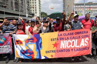 Chavistas y opositores se movilizan al cumplirse un mes de las elecciones