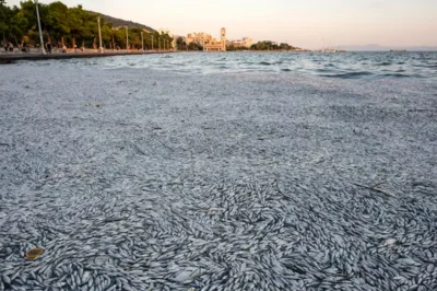 ¿Por qué aparecieron toneladas de peces muertos en un mar de Grecia?