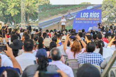 El Gobierno de Noboa ampliará 20 km de la E25 en Los Ríos