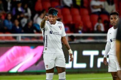 Richard Mina en un partido con Liga de Quito ( Foto: Internet )